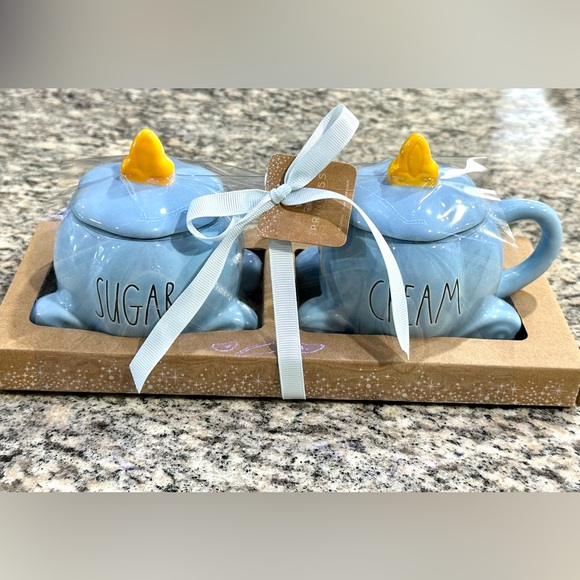 Rae Dunn Disney Cinderella ceramic cream and sugar set - NEW - Picture 4 of 4